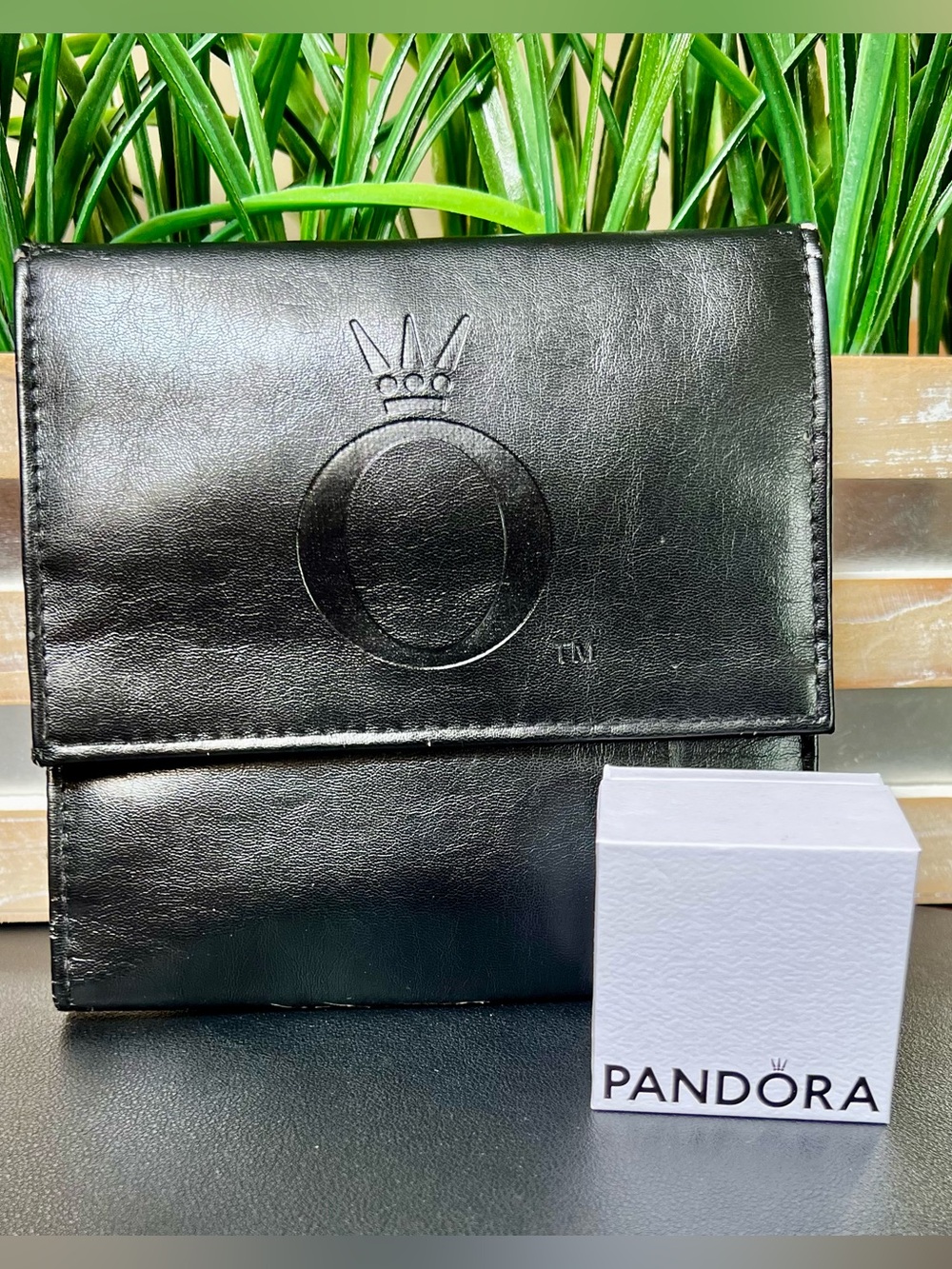 PANDORA Authentic First Dance Sterling Silver Charm & Black Travel Case Bundle